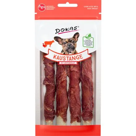 Dokas - Tyčinky z hovězí kůže obalené kachním