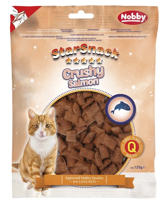 Nobby StarSnack Cat Crushy křupavé polštářky se sýrem