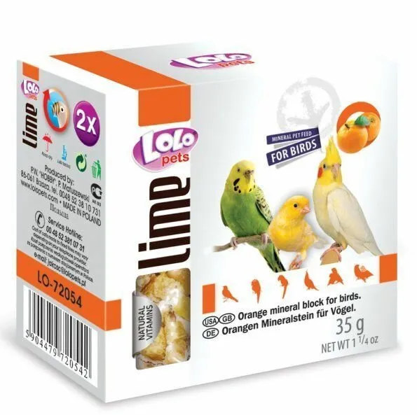 LOLOpets LIME minerální kámen pro ptáky