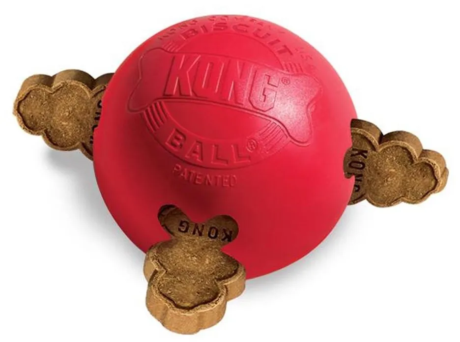 Kong Biscuit Ball Small gumová plnící hračka