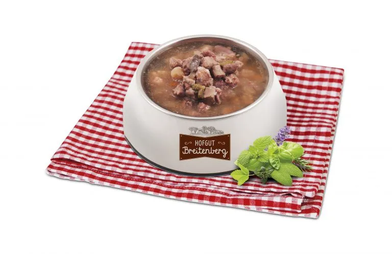 Hofgut Dog Adult konzerva zvěřina, zelenina a bylinky