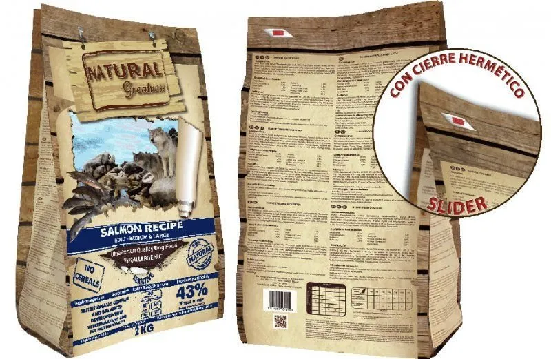 Natural Greatness Salmon Recipe Medium,Large /losos