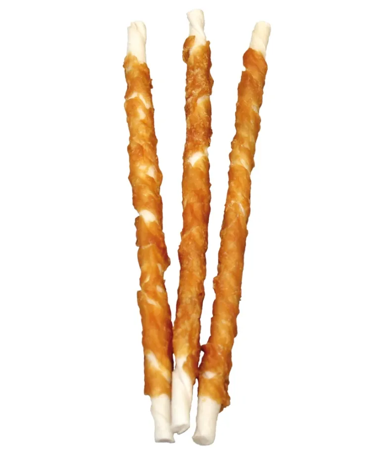 Nobby StarSnack BBQ Wrapped buvolí tyčky bílé s kuřecím