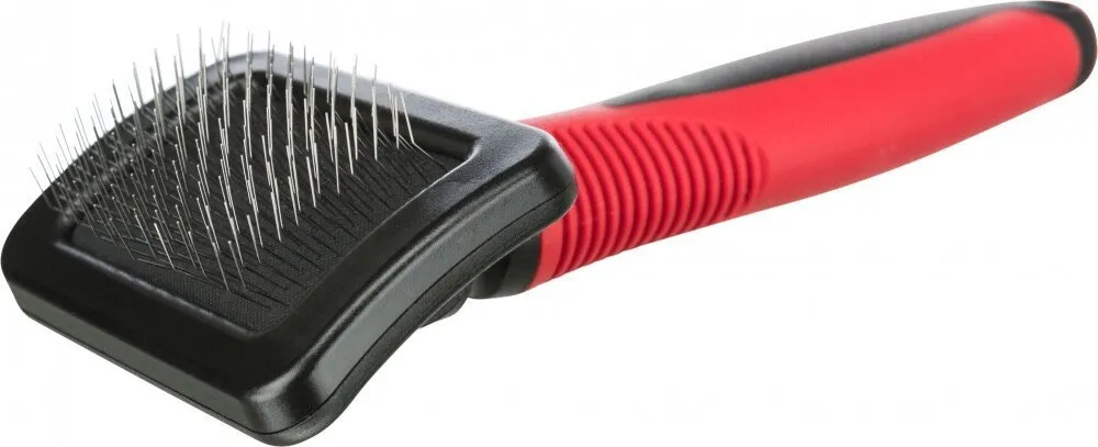 Jemný kartáč, tenké drátěné štětiny, plastová rukojeť, 7