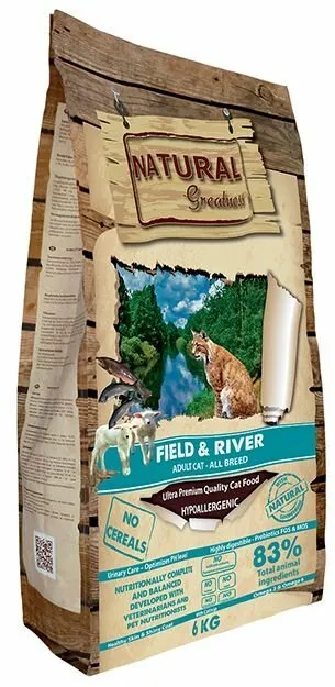 Natural Greatness Field,River Cat Recipe /losos,jehně