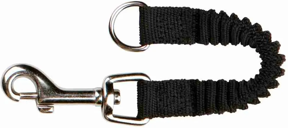 Tlumič tahu, nylonové vodítko s gumou 16 cm/ černé