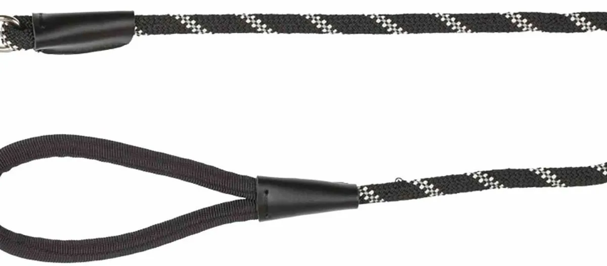 Vodítko SPORTY L-XL  1 m/13 mm černé - DOPRODEJ