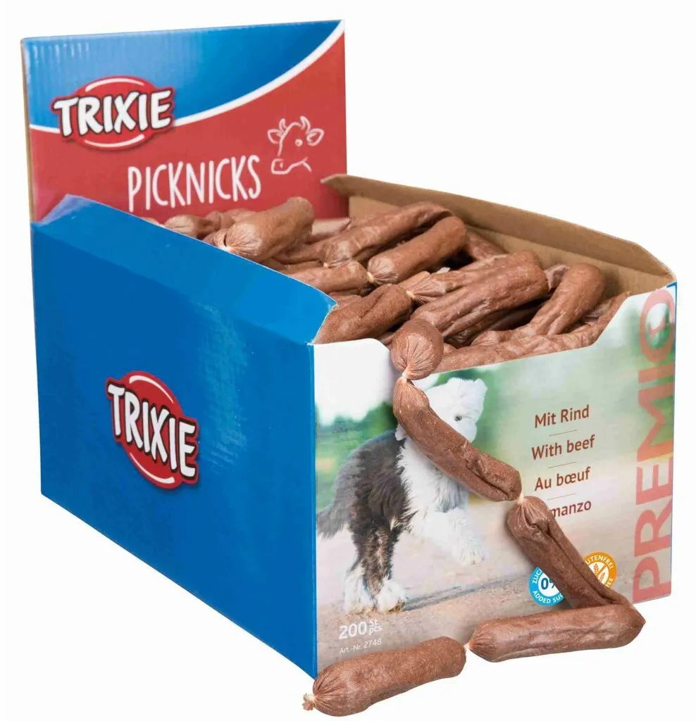 Premio PICKNICKS klobásky - 8g, 200ks - TRIXIE