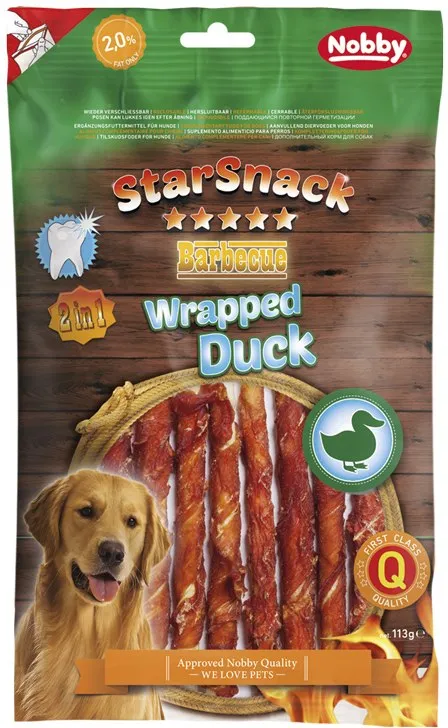 Nobby StarSnack BBQ Wrapped Duck pamlsky