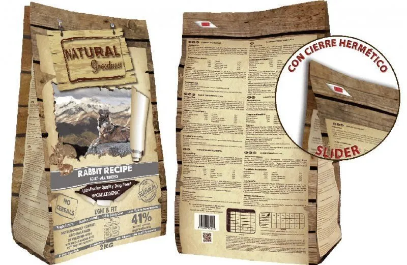 Natural Greatness Rabbit Recipe All Br.Light,Fit/králík