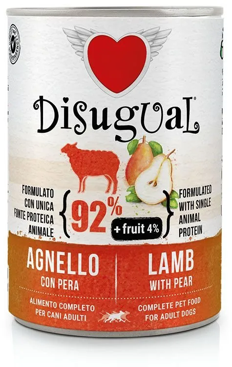 Disugual Fruit Dog Single Protein Jehněčí s hruškou konzerva