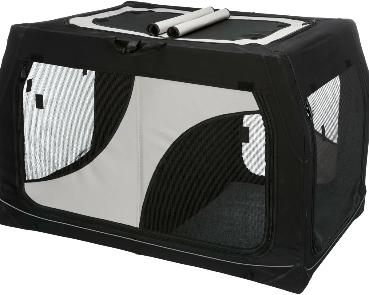 Transpor.nylon. box Vario DOUBLE 91x60x61/57 cm černo-šedý