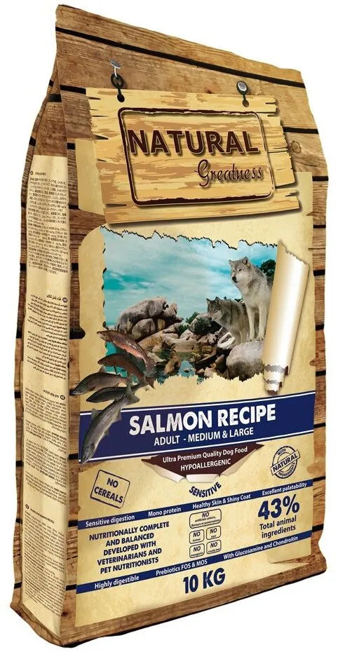 Natural Greatness Salmon Recipe Medium,Large /losos