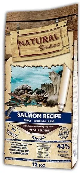 Natural Greatness Salmon Recipe Medium,Large /losos