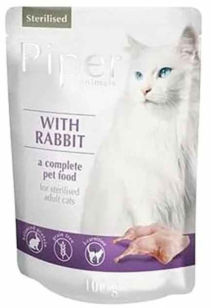PIPER CAT kapsička pro sterilizované kočky, s em
