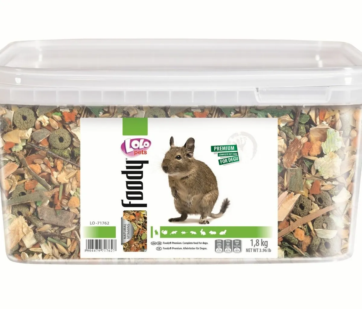 LOLO BASIC kompletní krmivo pro osmáky degu
