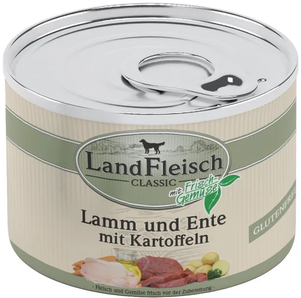 Landfleisch Dog Classic jehněčí, kachní, brambory