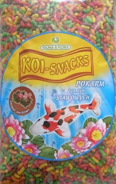 Krmivo MIX válečky pro ryby v zahradním rybníku 1l FAUNA