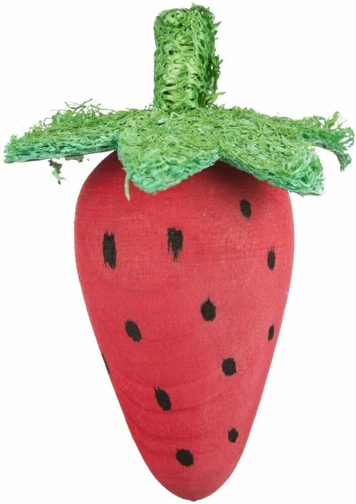 Sada dřevěných hraček - řepa, jahoda, dřevo/lufa, 6/9cm