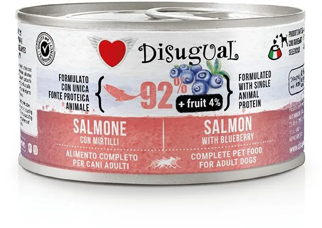 Disugual Fruit Dog Single Protein Losos s borůvky konzerva
