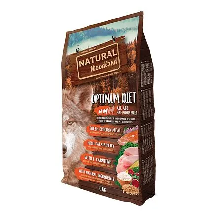 Natural Woodland Optimum Diet Mini,Medium/krůta,kuře