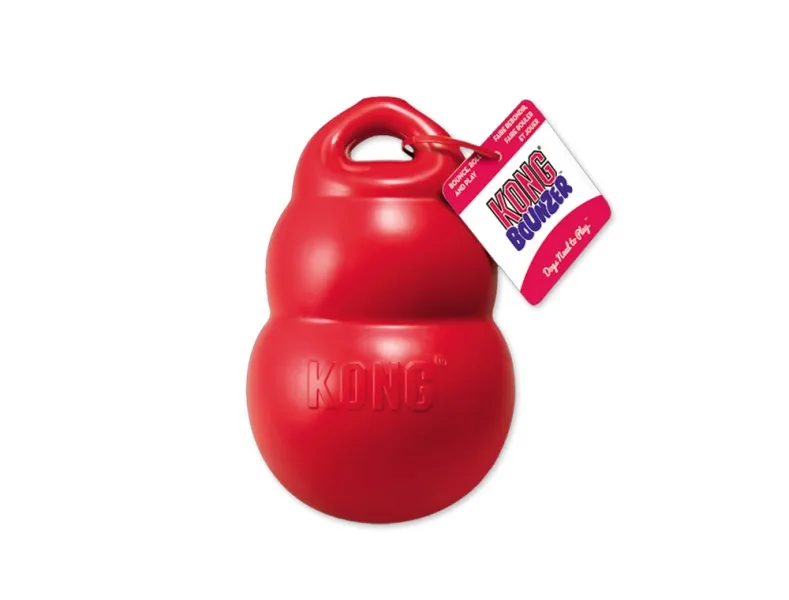 Kong Bounzer Medium gumová interaktivní hračka 15x10cm