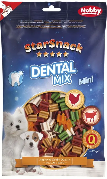 Nobby StarSnack Dental Mix dentální tyčinky