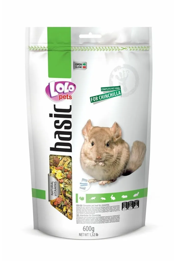 LOLO BASIC kompletní krmivo pro činčily