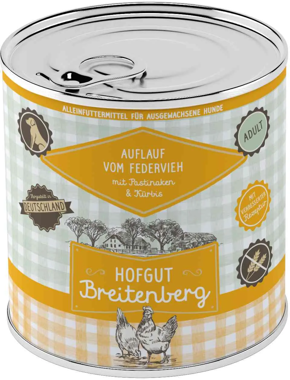 Hofgut Dog Adult konzerva drůbeží, zelenina a bylinky