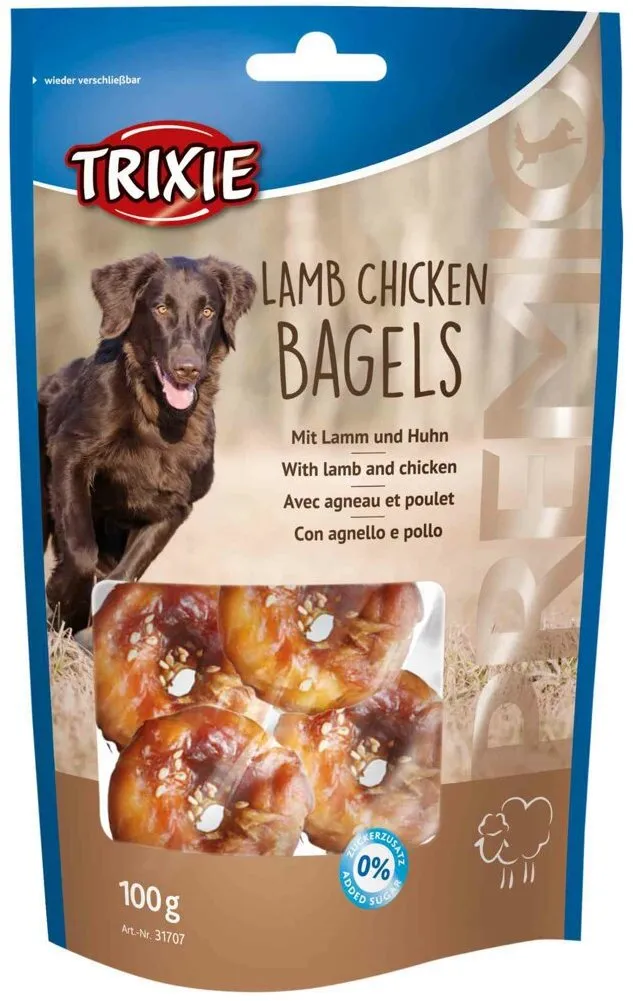 Premio LAMB CHICKEN BAGELS - jehněčí kroužky s kuřecím