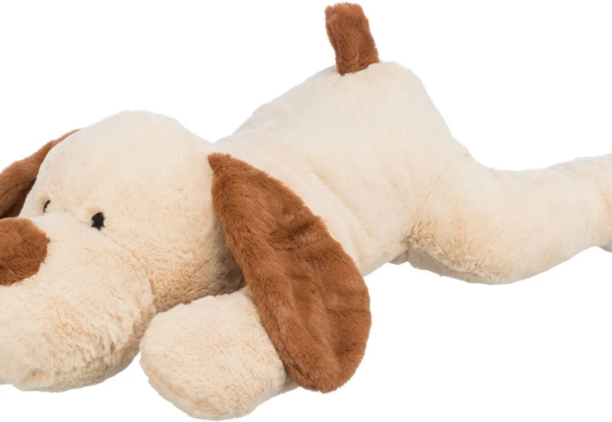 XXL plyšový pes Benny, 75 cm, béžová/hnědá