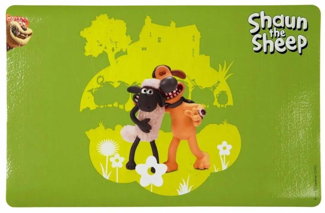 Ovečka Shaun prostírání pod misky, fotka 44x28cm - DOPRODEJ