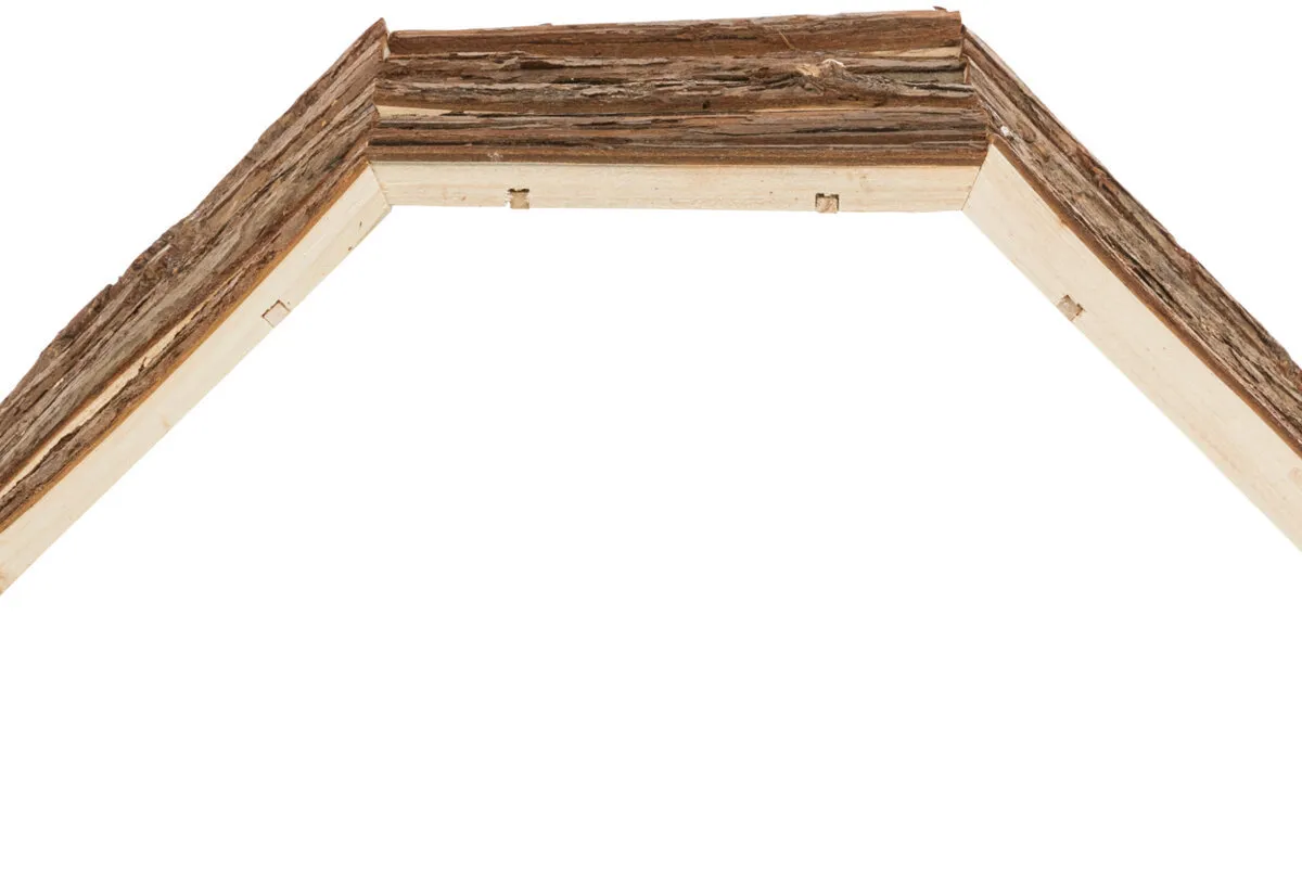 Dřevěný most pro králíky a morčata do klecí  63 x 18 x 15 cm