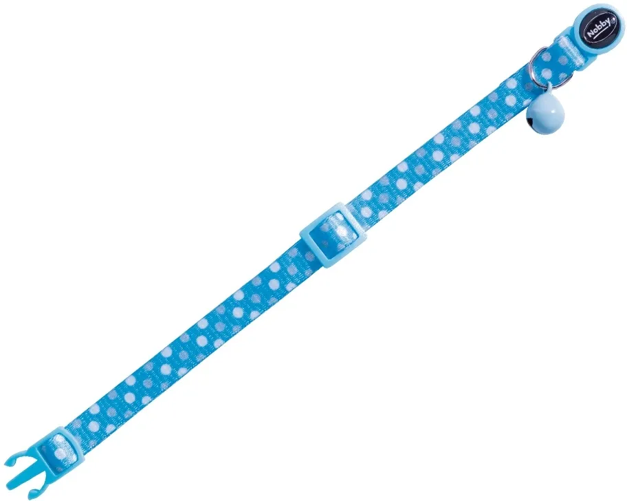 Nobby Circle Blue obojek s rolničkou pro kočky