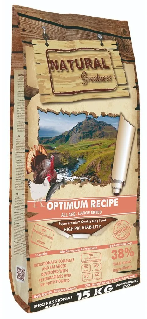 Natural Greatness Optimum Recipe Large Breed/krůta,kuře