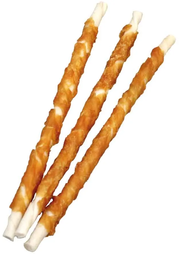 Nobby StarSnack BBQ Wrapped buvolí tyčky bílé s kuřecím