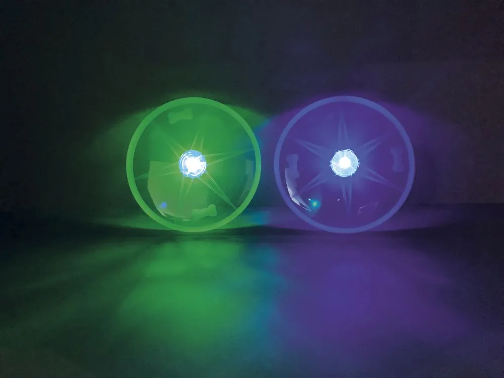 Nobby LED blikající frisbee pro psy modré