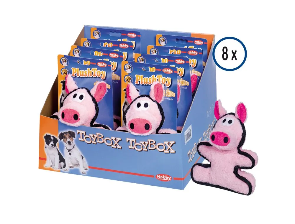 Nobby TOYBOX hračka čuník plyš 19cm 8ks