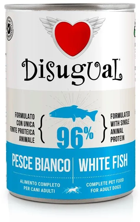 Disugual Dog Single Protein Bílá ryba konzerva
