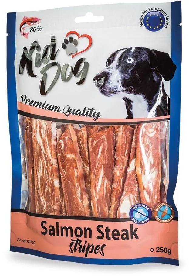 KIDDOG lososový steak v proužku