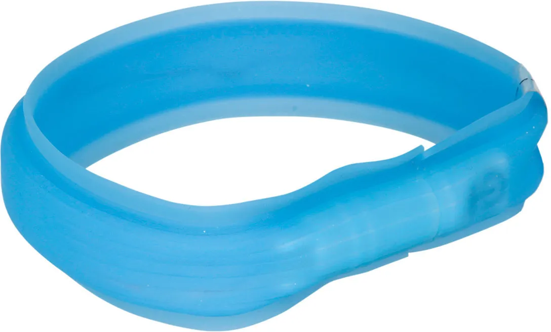 USB svítící obojek PLOCHÝ M-L 50cm/ (RP 2,10 Kč)
