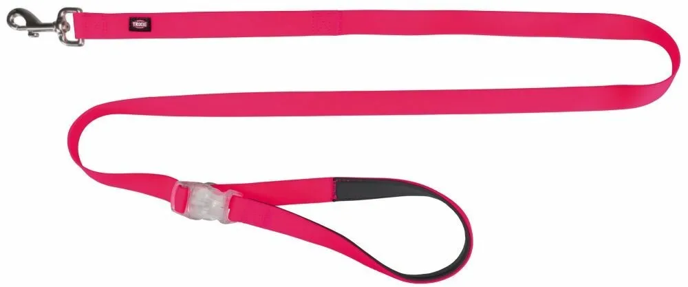 Neonové vodítko se svítící karabinou S-L 1,2-1,8m/25mm - DOPRODEJ (RP 2,10 Kč)