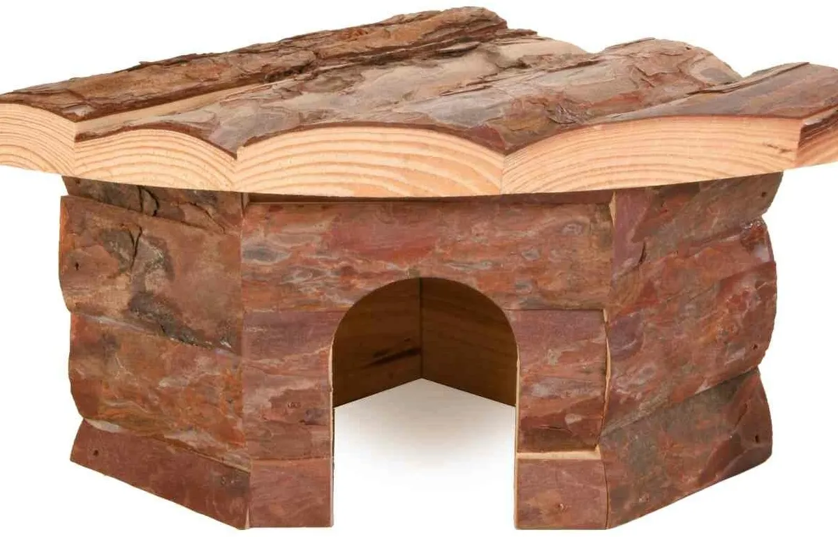 Dřevěný dům rohový JESPER pro křečky 21x10x15/15cm