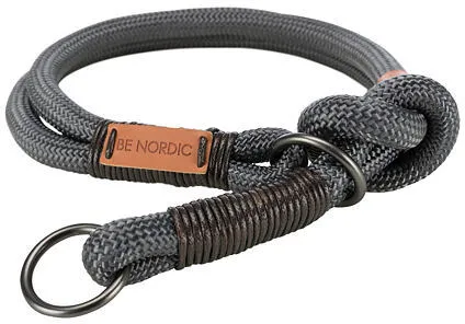 BE NORDIC stahovací obojek - petrolejová/světlešedá