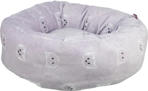 Kulatý pelíšek MIMI 50 cm , motiv kočičí hlavy