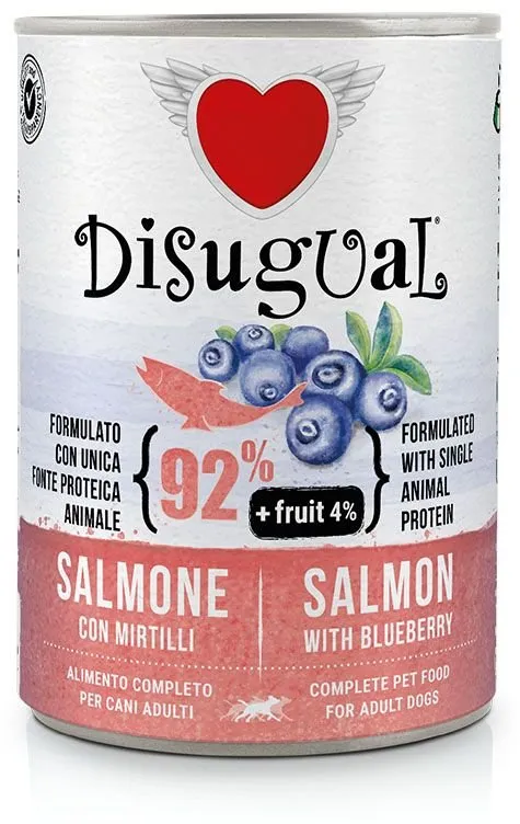Disugual Fruit Dog Single Protein Losos s borůvky konzerva
