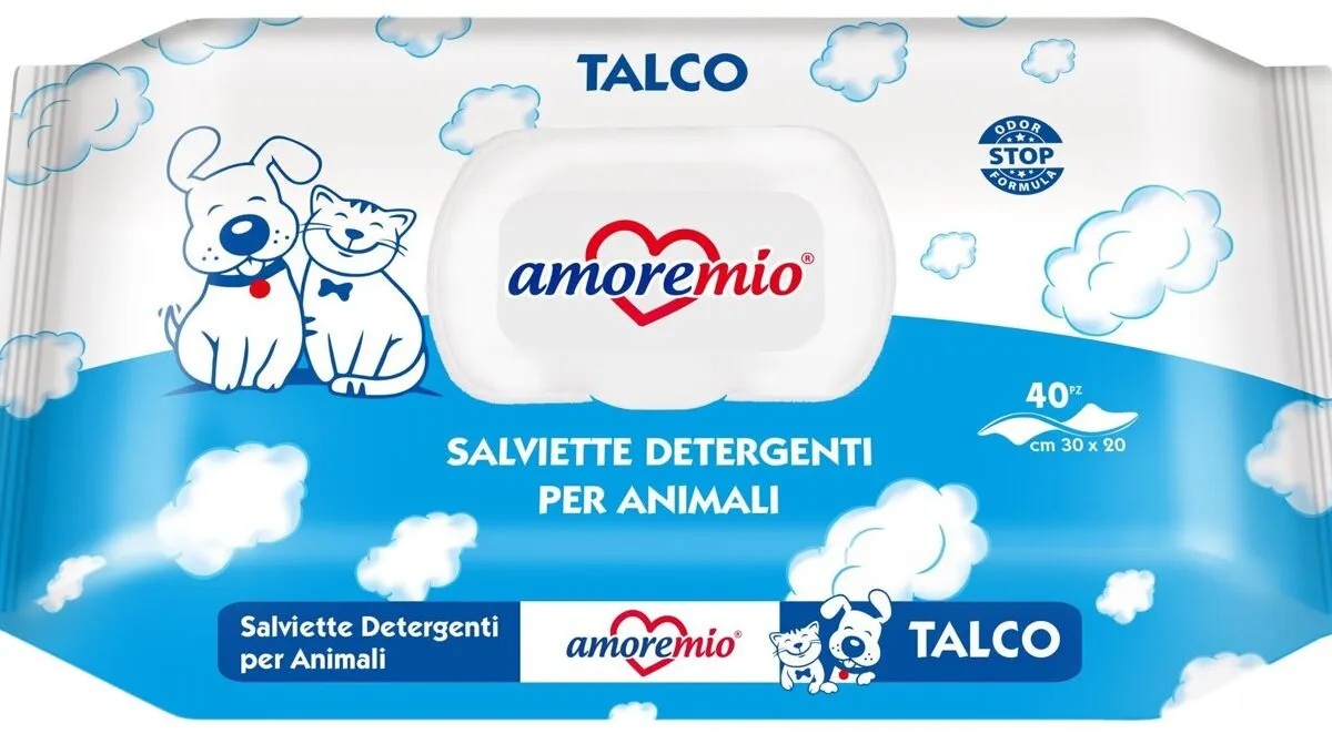 AMOREMIO vlhčené čistící ubrousky, aroma