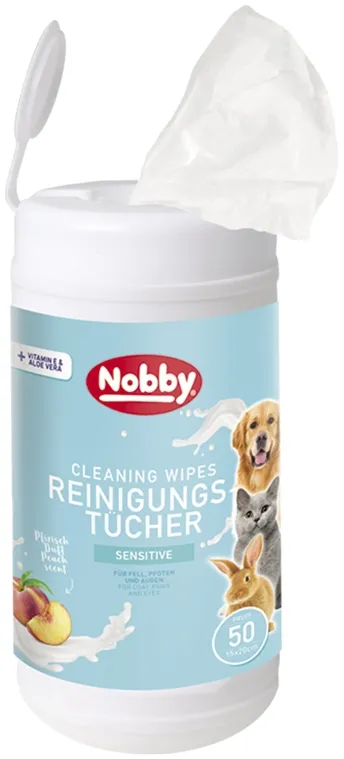 Nobby vlhčené ubrousky pro psy a kočky