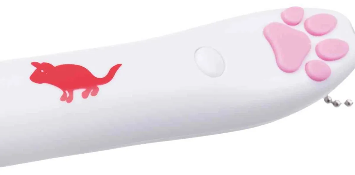 LED ukazatel motiv myš, na baterie,povzbuzení instinktu 11cm (RP 2,10 Kč)