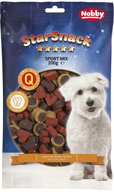 Nobby StarSnack Sport Mix kyblík pamlsky pro psa